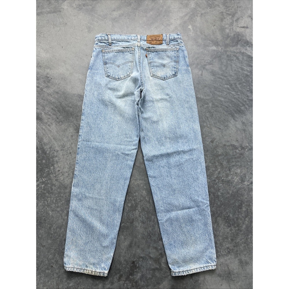 Levi Orange Tab 550 Denim Light Wash Jeans